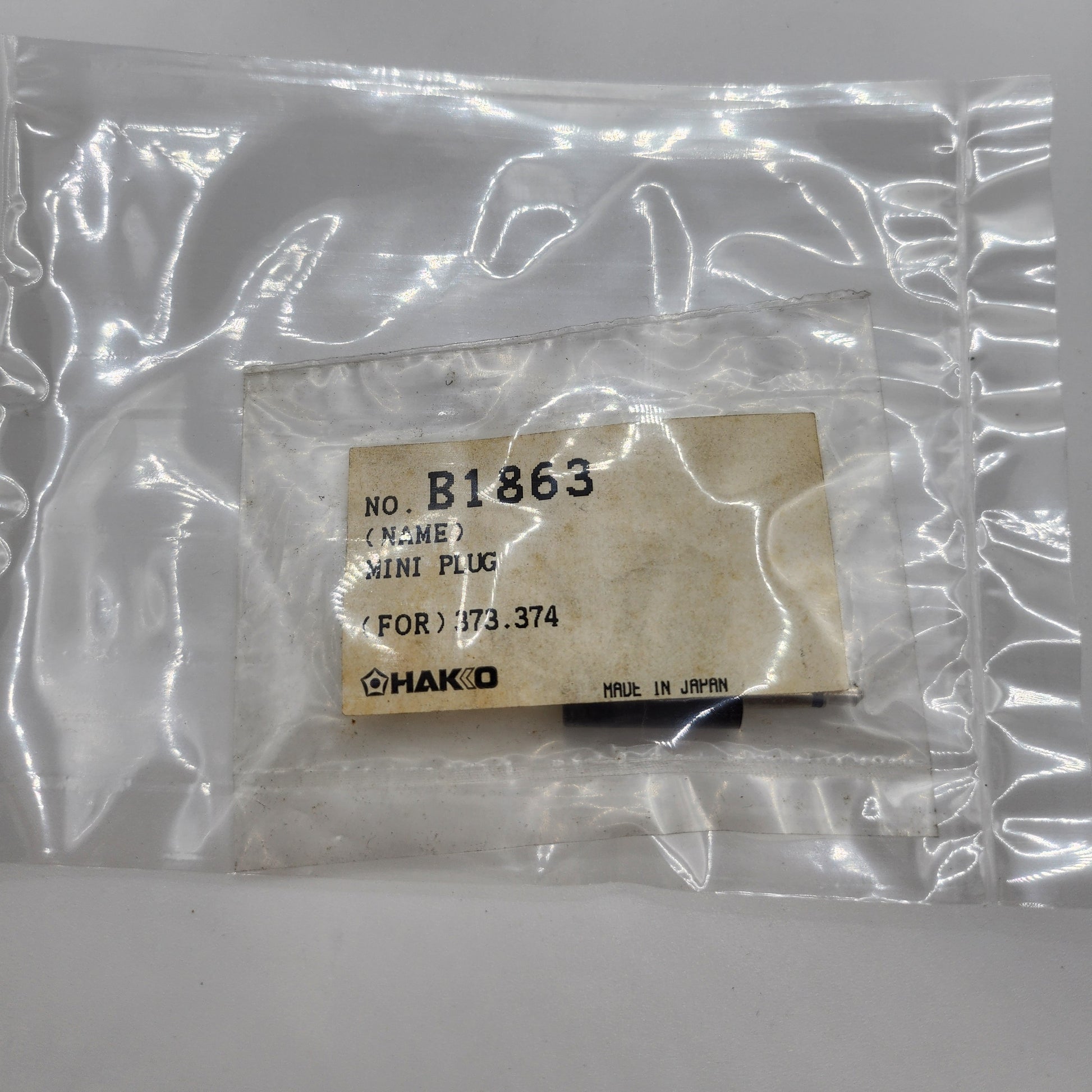 B1863 Mini Plug for 373 374