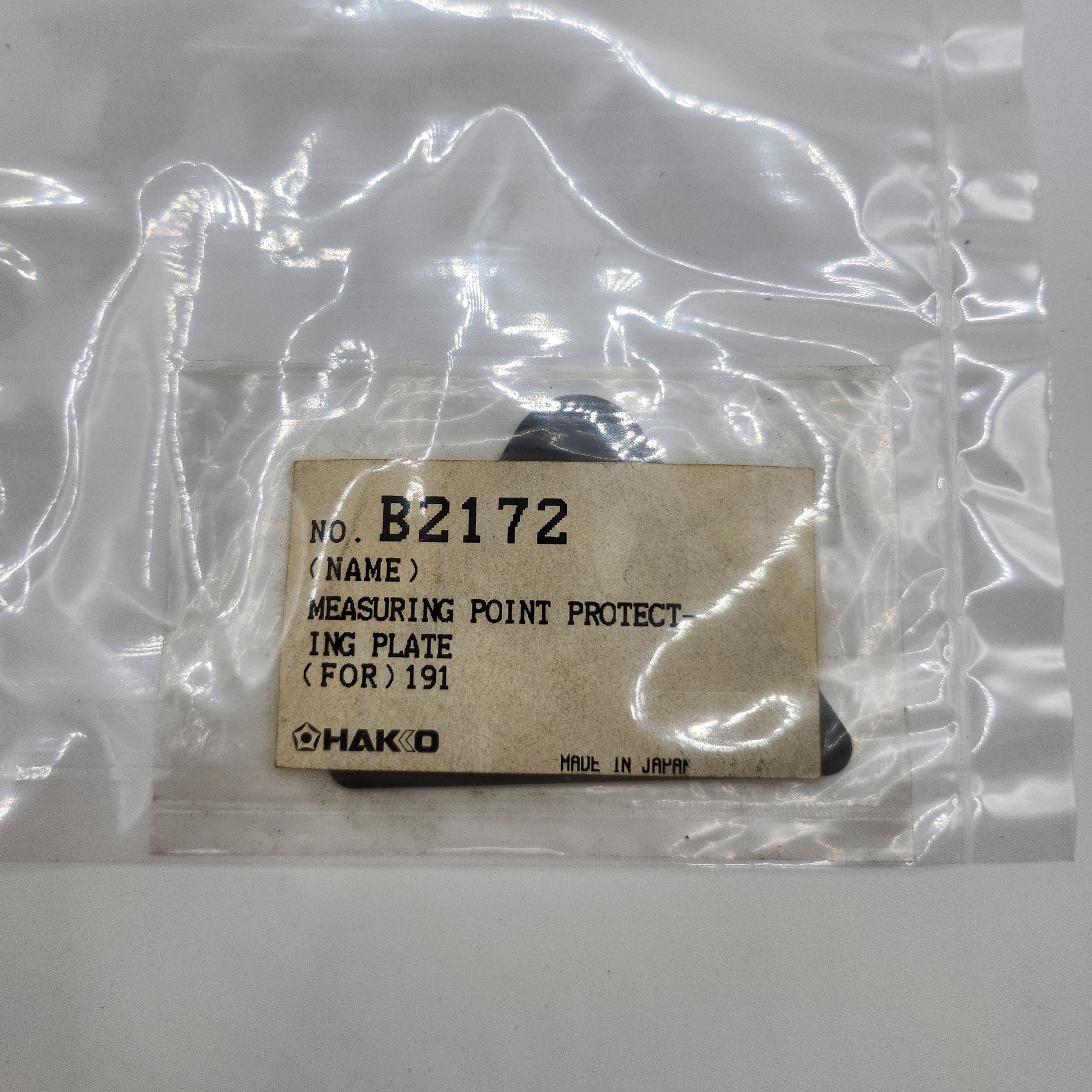 B2172 Measuring Point Protection Plate for 191