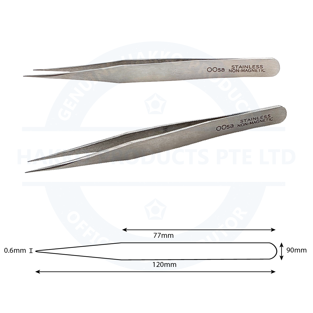 Usaneko Hakko OOSA Stainless Steel Tweezers – Hakko Products