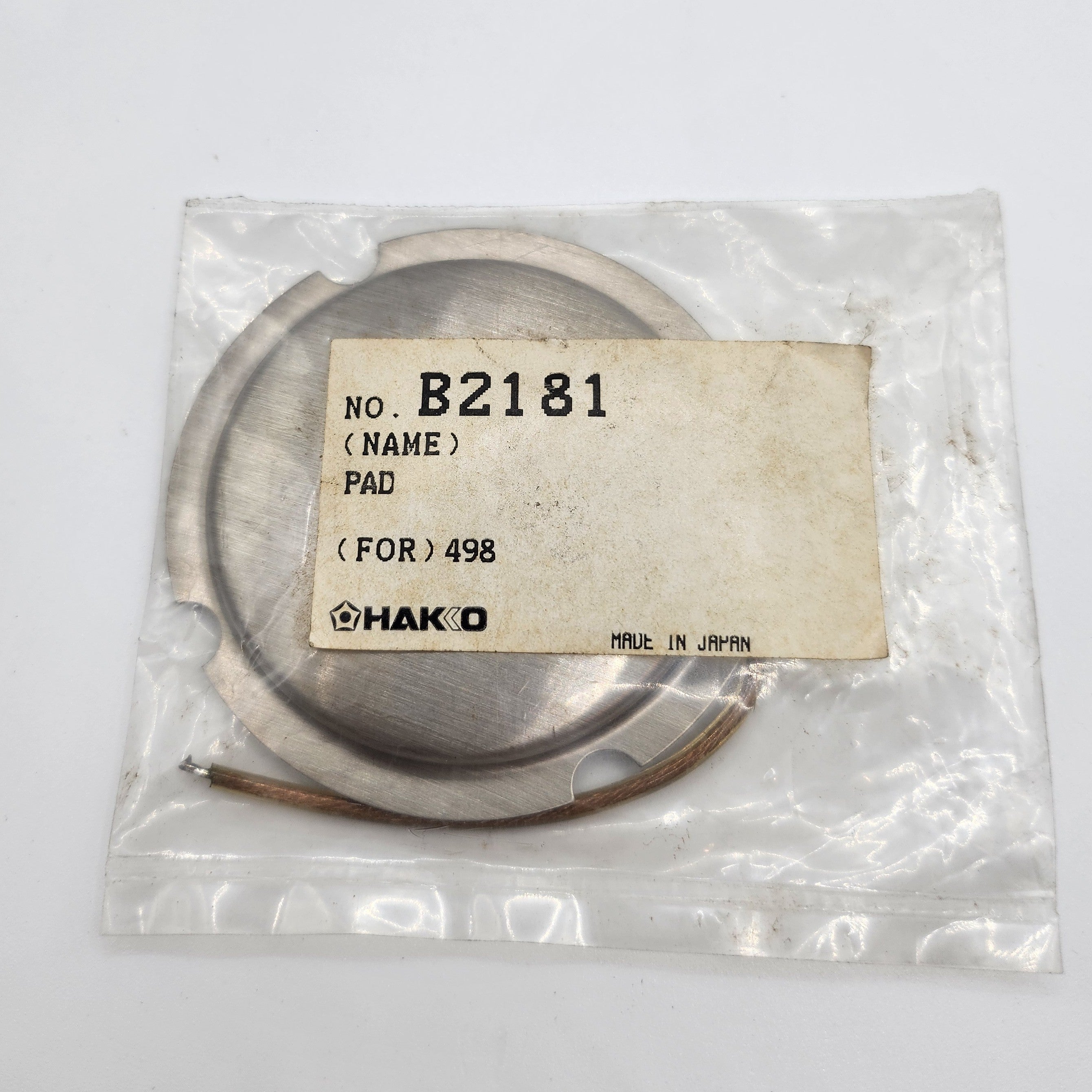 B2181 Pad for 498