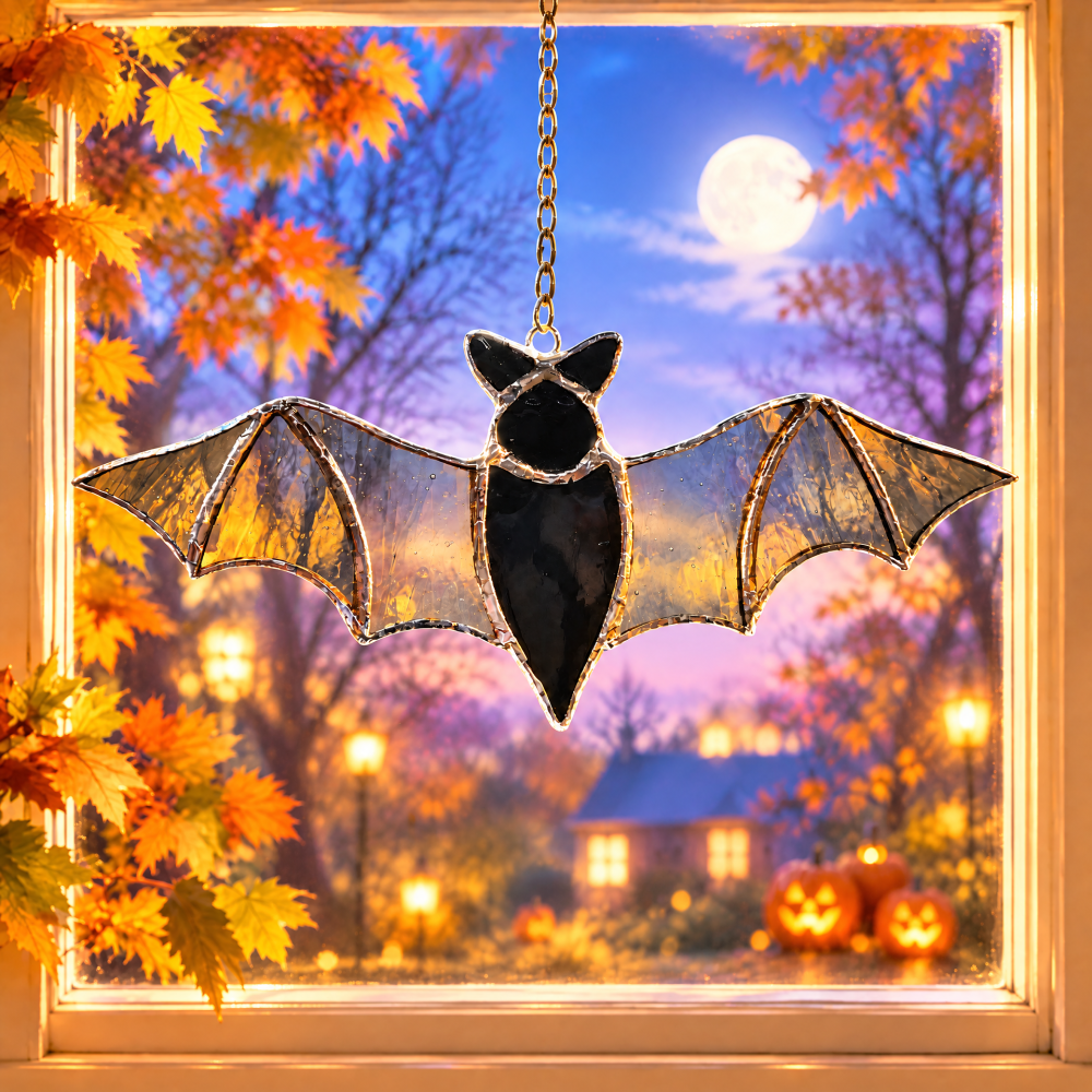 Pre-Cut Bat Stained Glass DIY