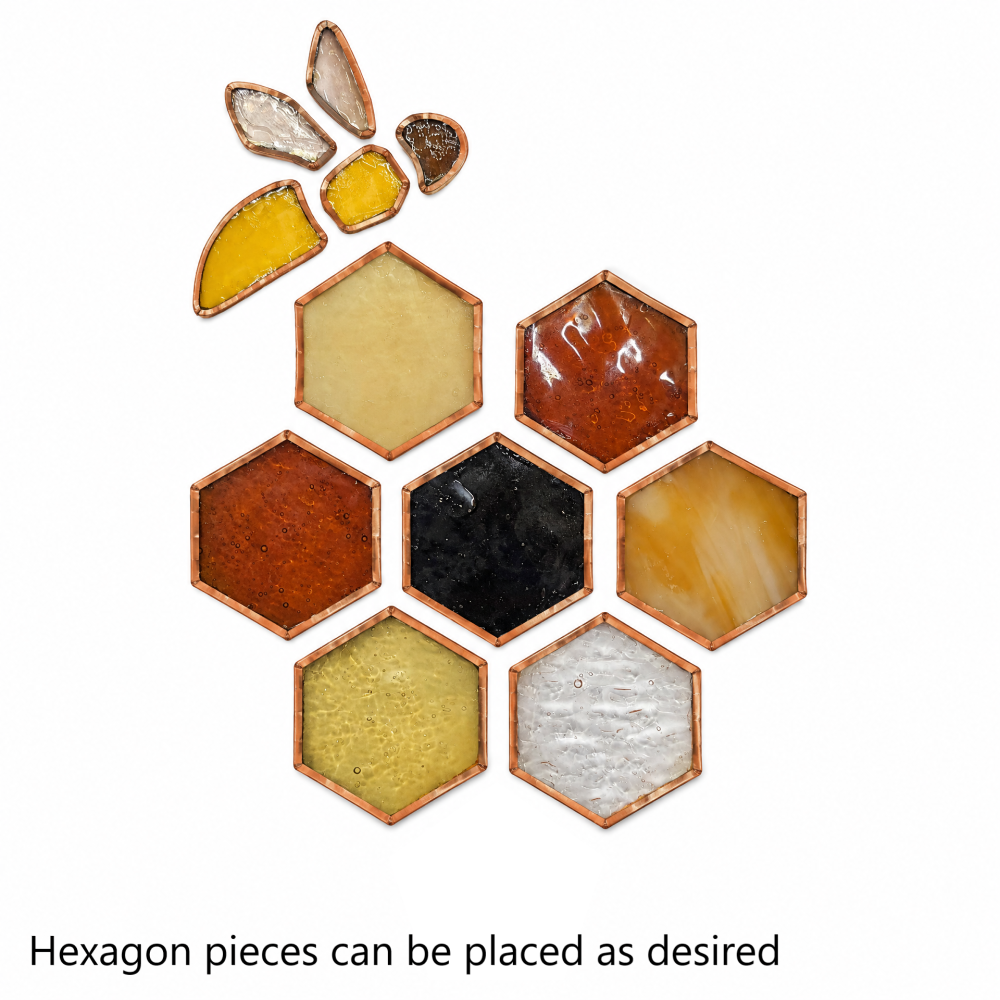 Pre-Cut Beehive Stained Glass
