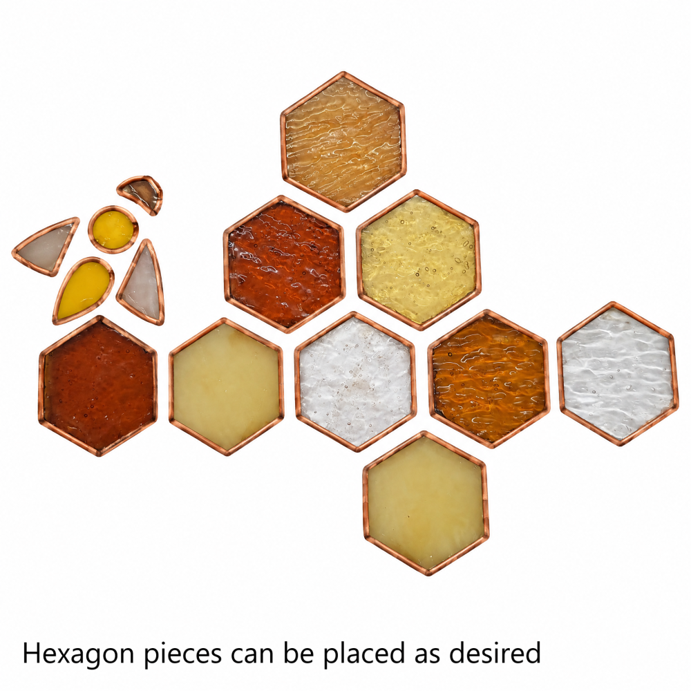 Pre-Cut Beehive Stained Glass