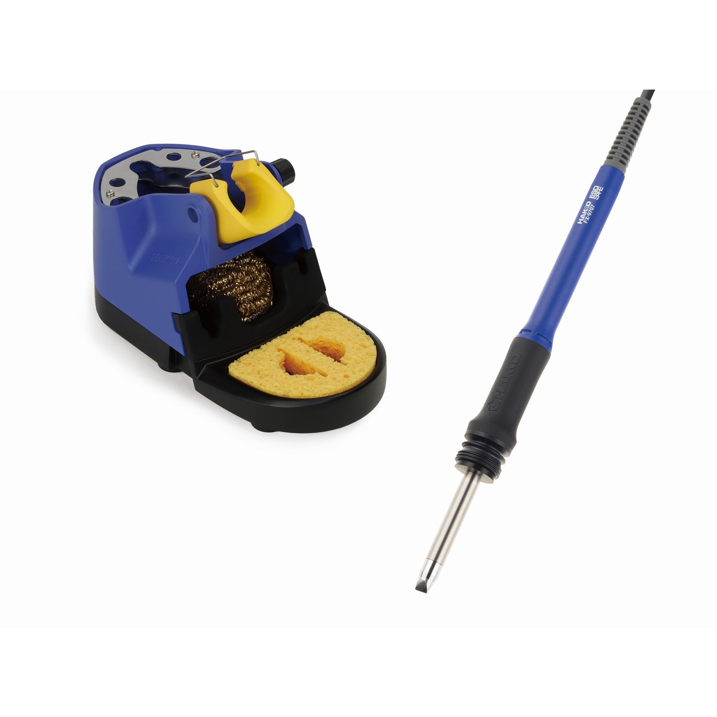 Hakko heavy duty soldering iron FX9707 high powered increased efficiency for hand manual soldering using FX972 soldering station PCB board processing