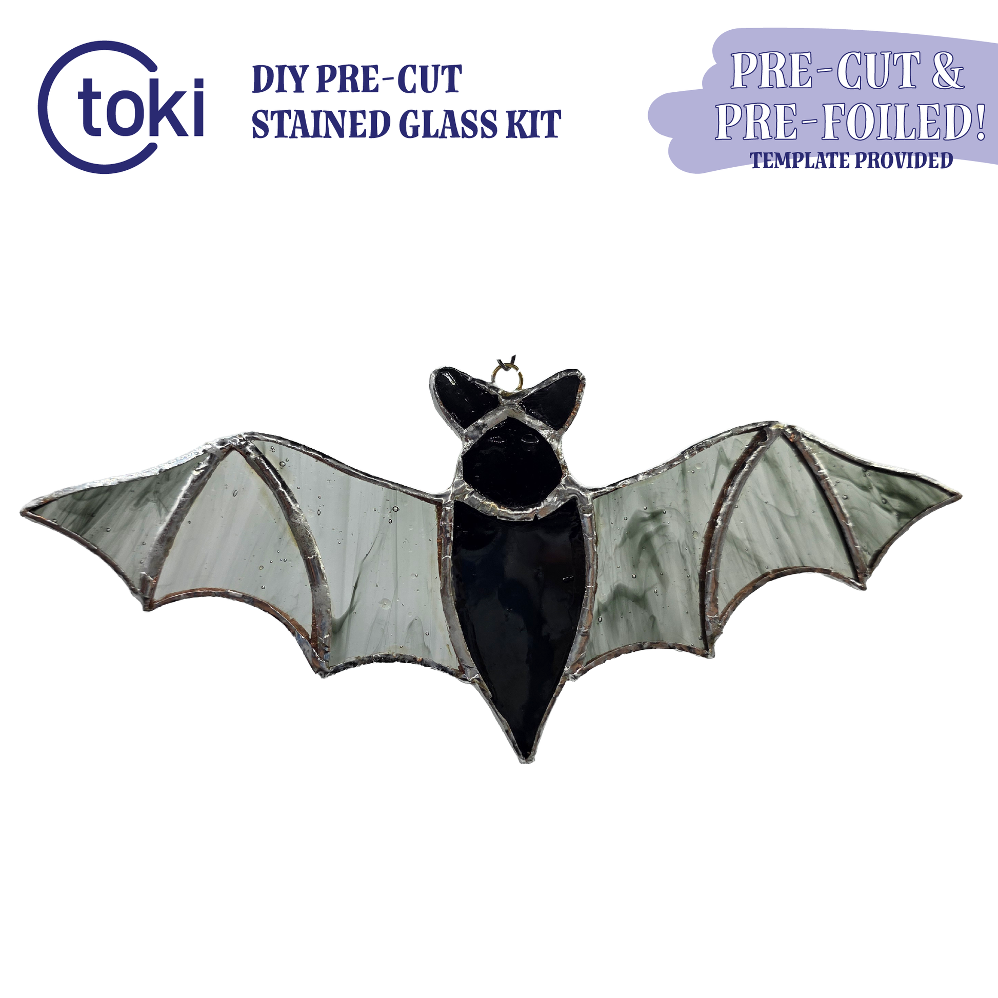 Pre-Cut Bat Stained Glass DIY