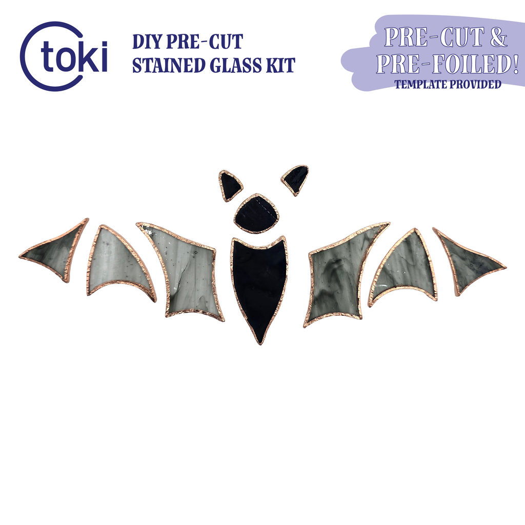 Pre-Cut Bat Stained Glass DIY