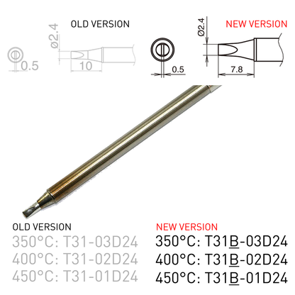 T31 Series Soldering Tips