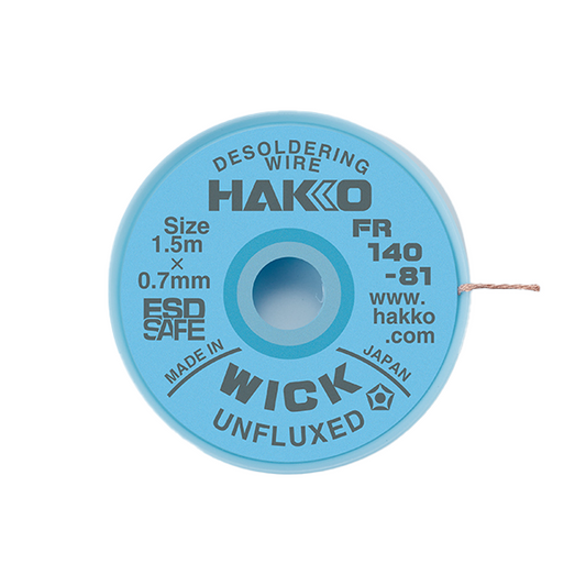 FR140-81 Unfluxed Desoldering Wick