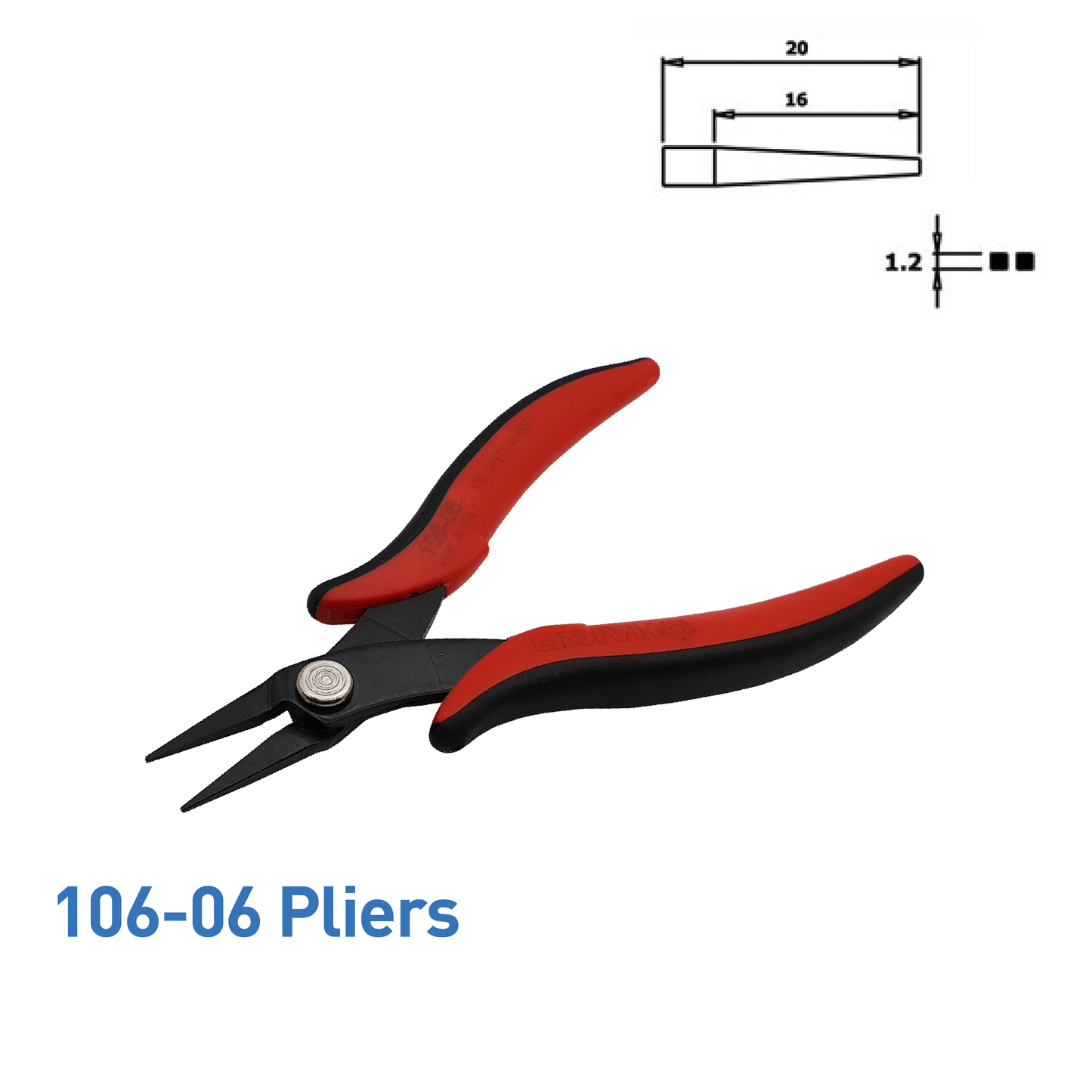 Hakko_ 106-06 Nose Pliers_ Cutters, Pliers, Multi-Tools_ Hakko Products