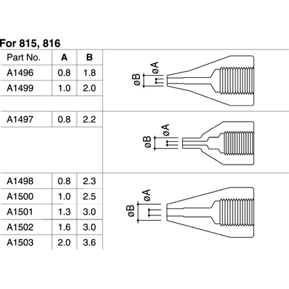 Hakko_ A1496 Nozzle Φ0.8_ Nozzles_ Hakko Products