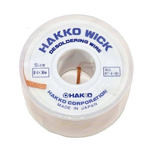 Hakko_ 87-4-30 Wick Desoldering Wire (30m x 2.5mm)_ Desoldering Wick_ Hakko Products