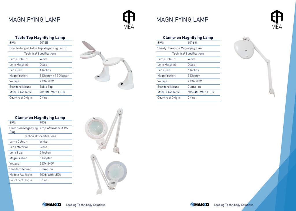 Hakko Products Pte Ltd_ Magnifying Desk Lamp_ Magnifying Lamp_ Hakko Products