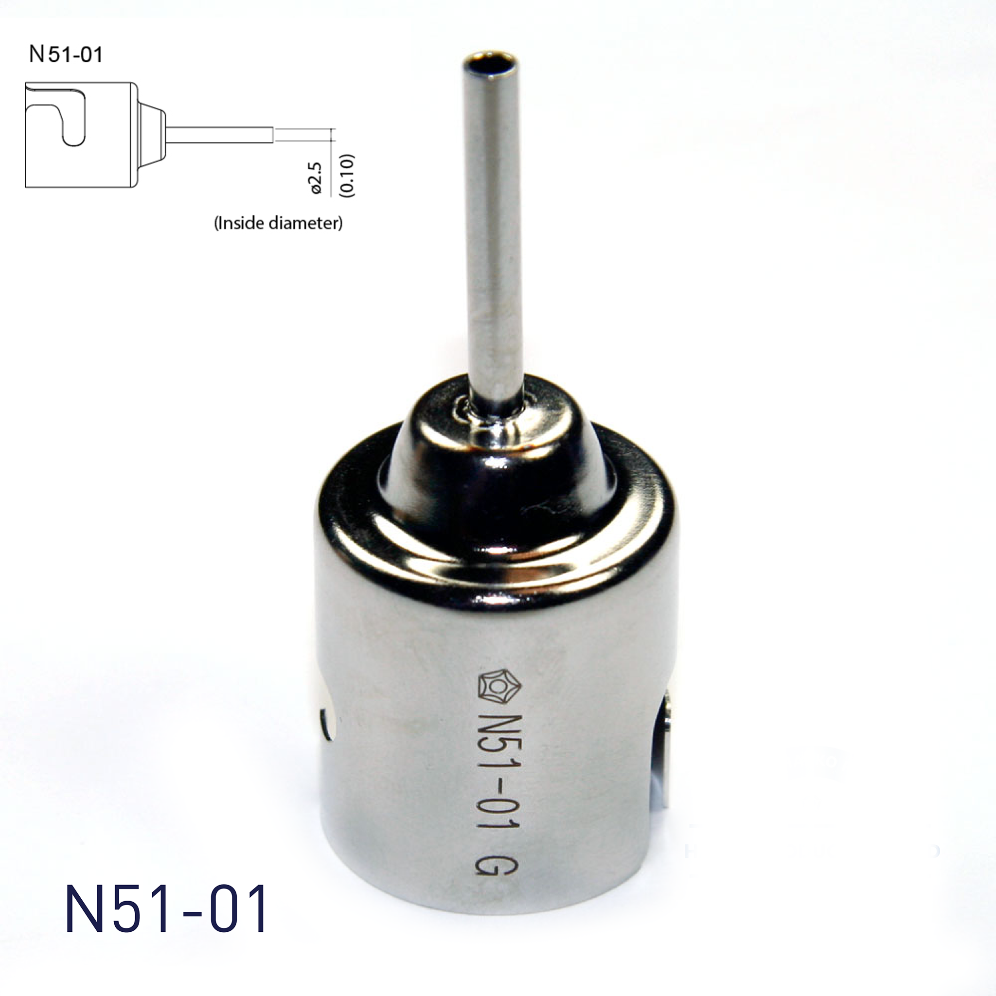 Hakko Products_ N51 Single Hot Air Nozzles_ Nozzles_ Hakko Products