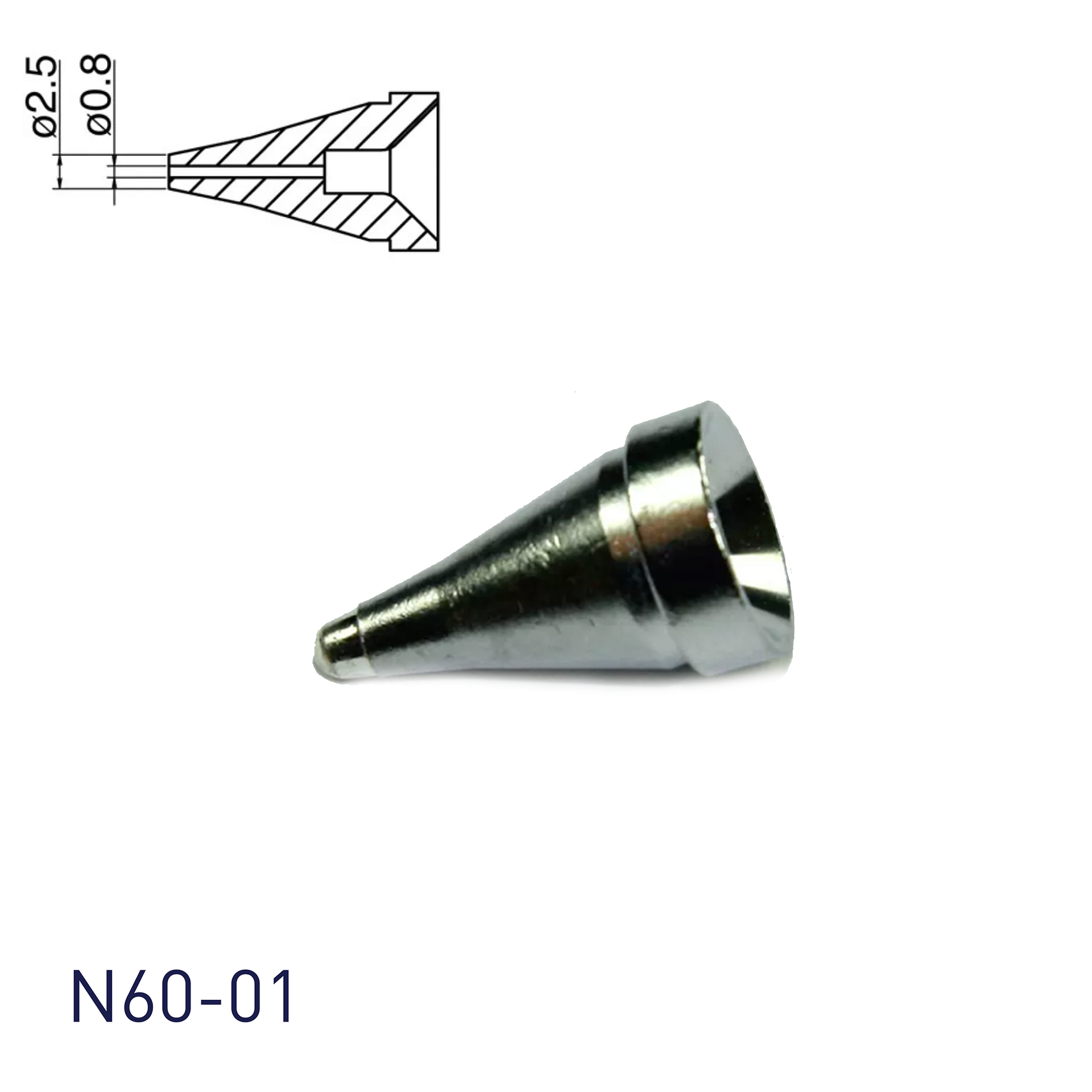 Hakko N60-01 Nozzle – Hakko Products