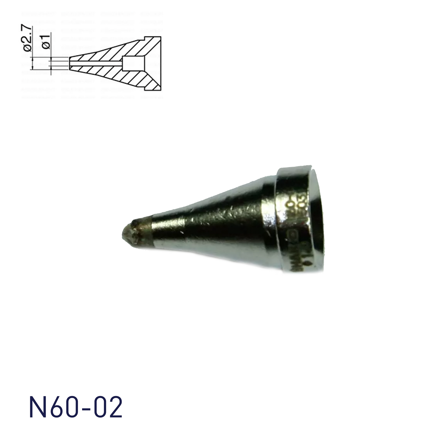 Hakko_ N60-02 Nozzle Φ1.0_ Nozzles_ Hakko Products