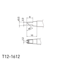 Hakko Products_ T12-1612 with concave Shape Concave_ Soldering Tips_ Hakko Products