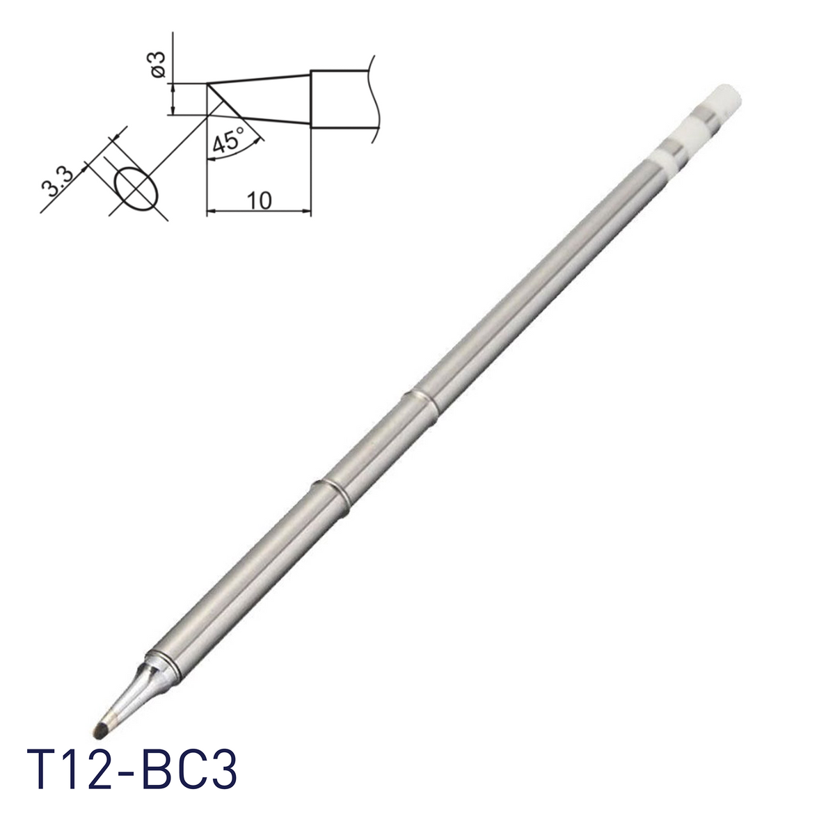 T12 Tips Types Hakko T12-BC3 Soldering Tip – Hakko Products