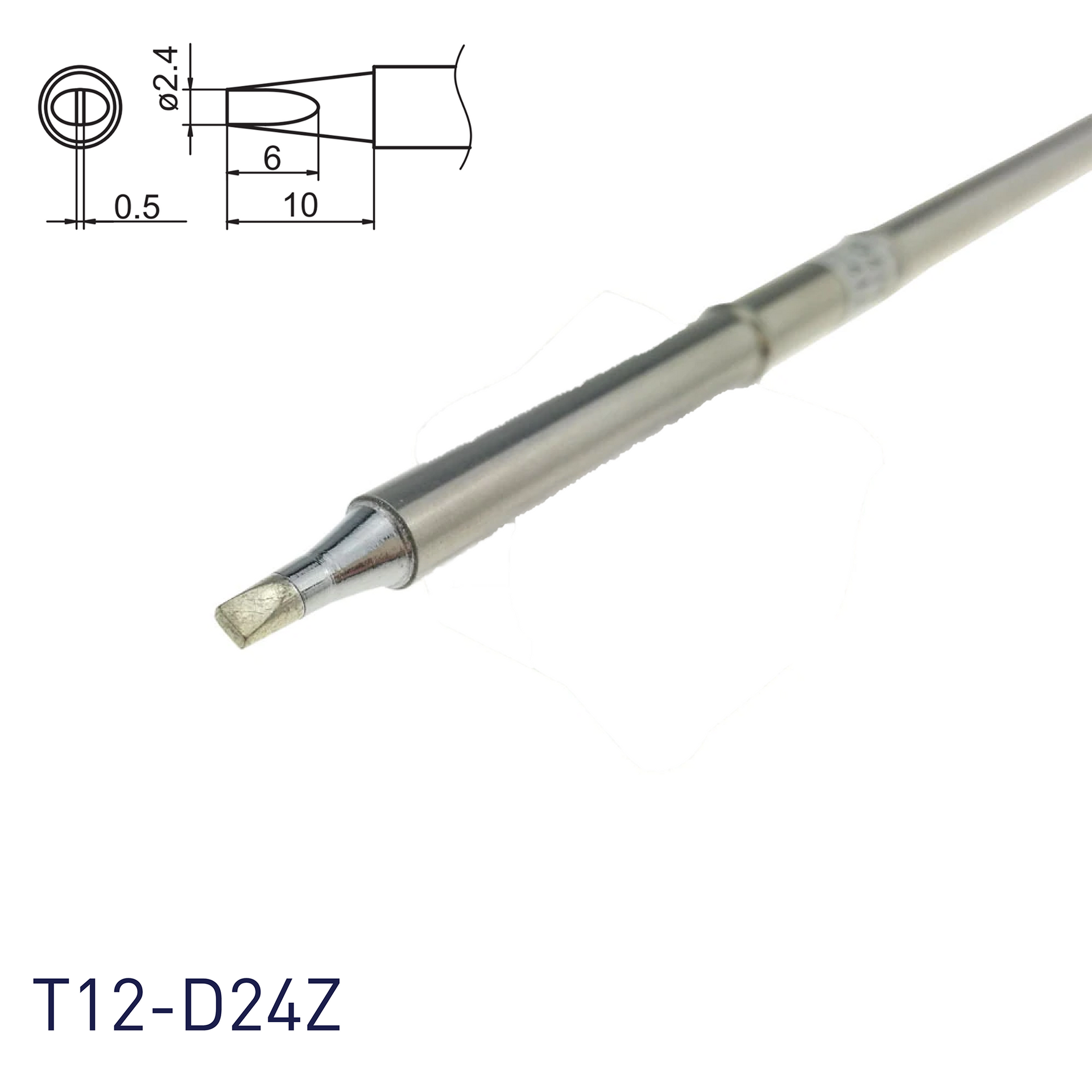hakohako Hakko T12-D24Z Shape-2.4D (Z) Soldering Tip – Hakko Products