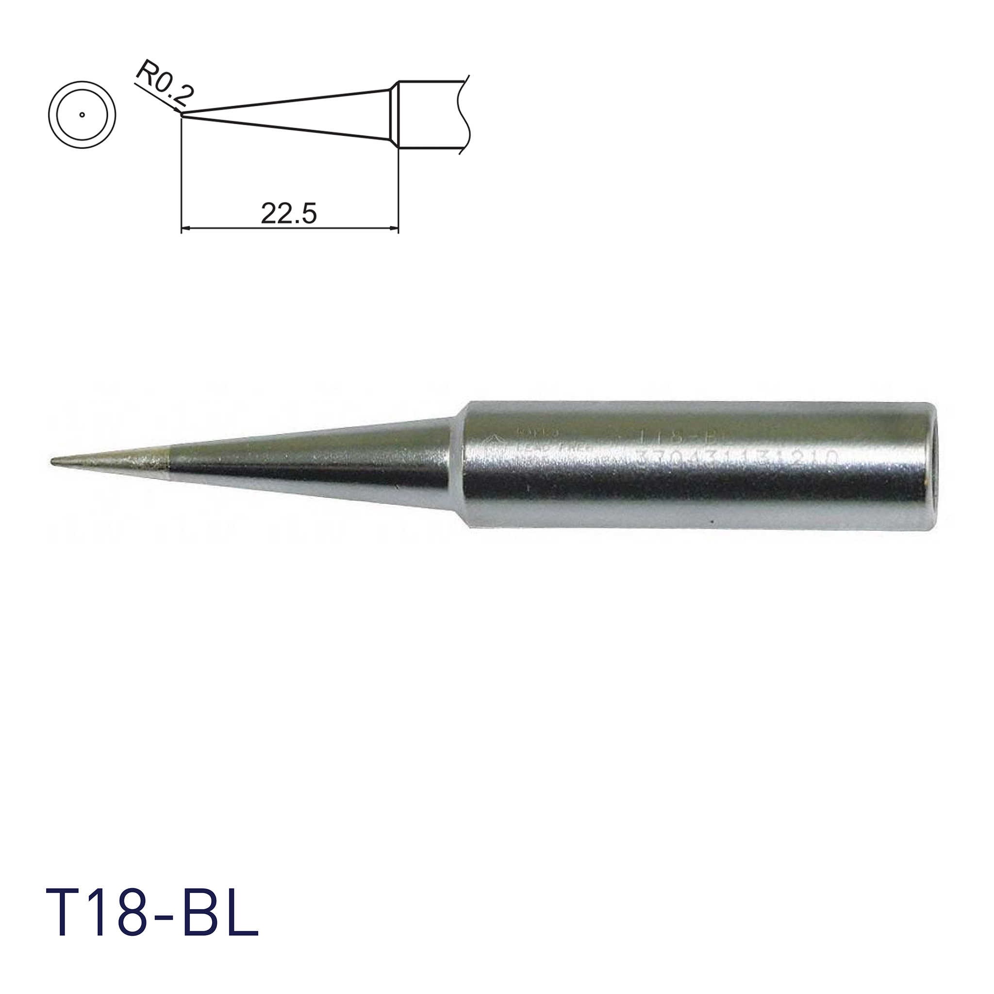 Hakko T18-BL Shape-BL Soldering Tip – Hakko Products