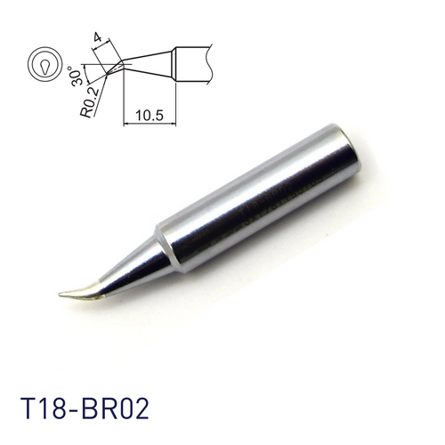 Hakko T18-BR02 Shape-0.2BR Soldering Tip – Hakko Products
