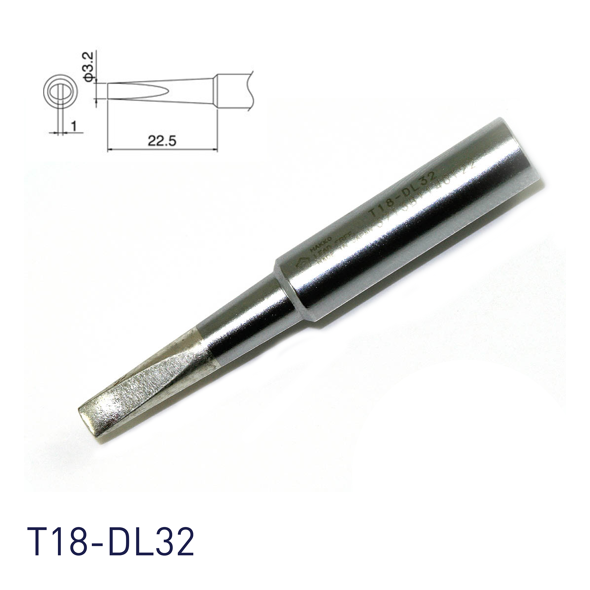 Hakko_ T18-DL32_ Soldering Tips_ Hakko Products