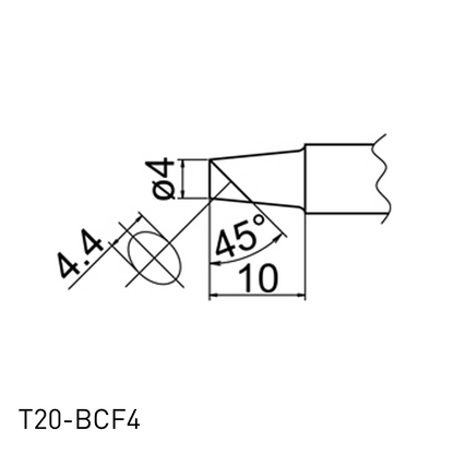 Hakko_ T20-BCF4_ Soldering Tips_ Hakko Products