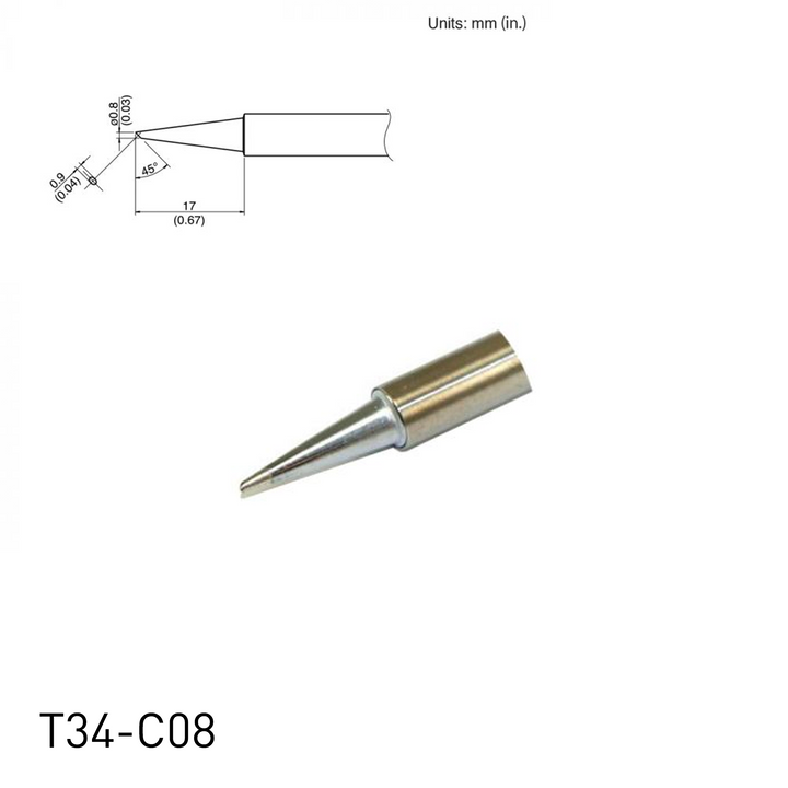 Hakko Products_ T34 Series Soldering Tips_ Soldering Tips_ Hakko Products