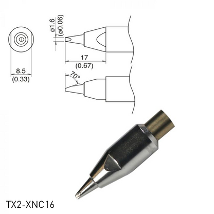 Hakko Products_ TX2 Soldering Tips_ Soldering Tips_ Hakko Products